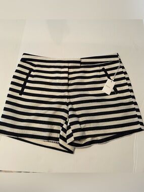 Dalia Navy & White Striped Women’s Shorts